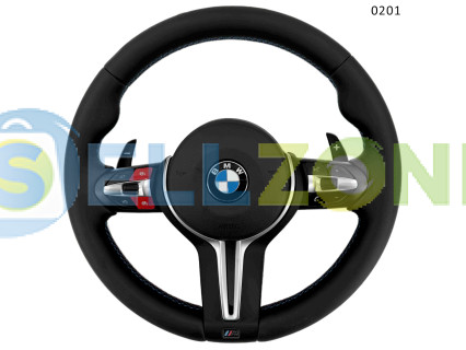 M Sport τιμόνι BMW 1 F20 2 3 F30 4 X1 X2 X3 X4 X5 F15 X6 με κόκκινα κουμπιά - 0201